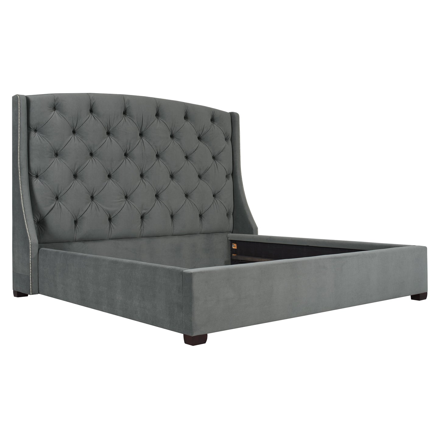 Luxury Jordan Fabric Shelter Bed Modern Italian Style for Villa