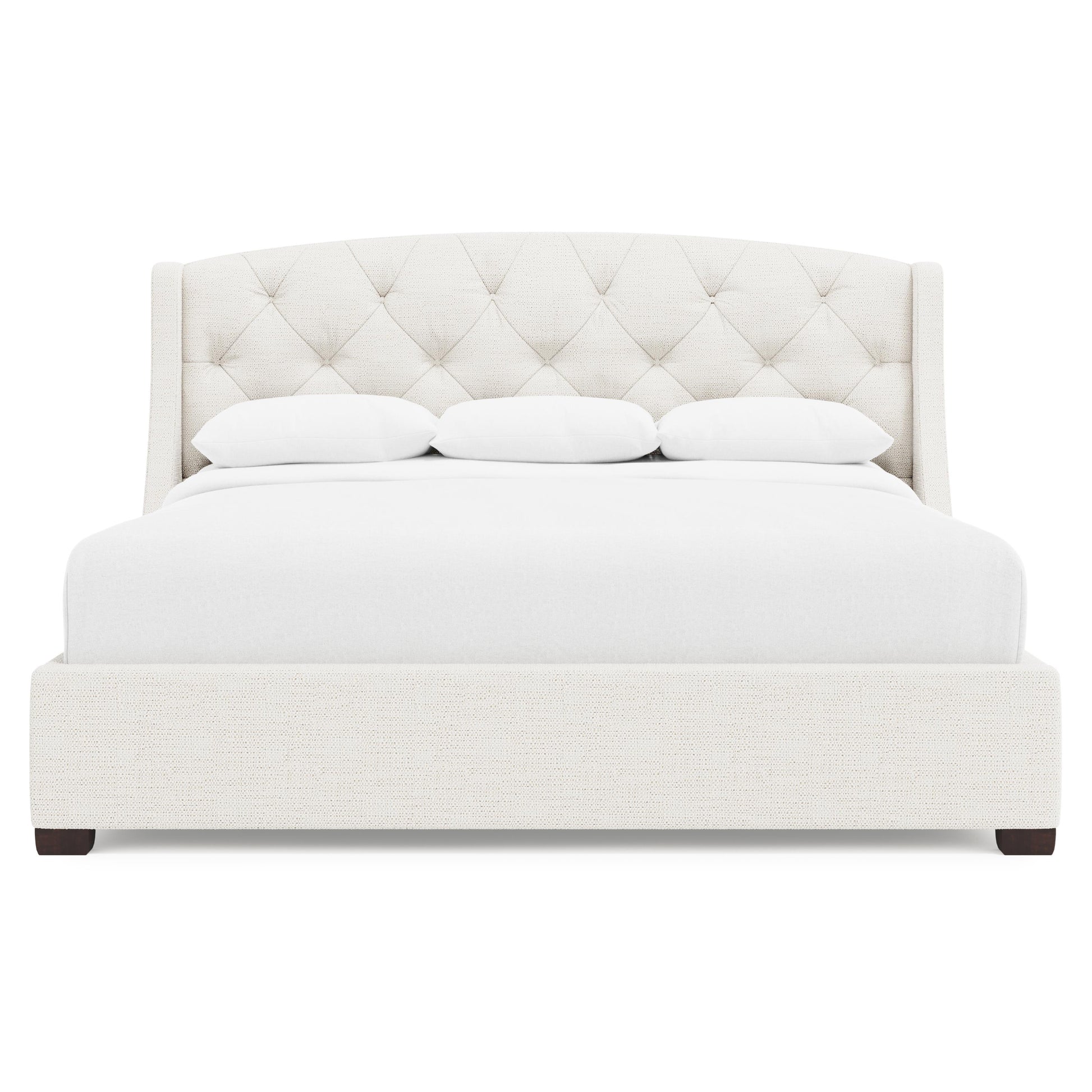 Luxury Jordan Fabric Storage Shelter Bed Modern Italian Style for Villa