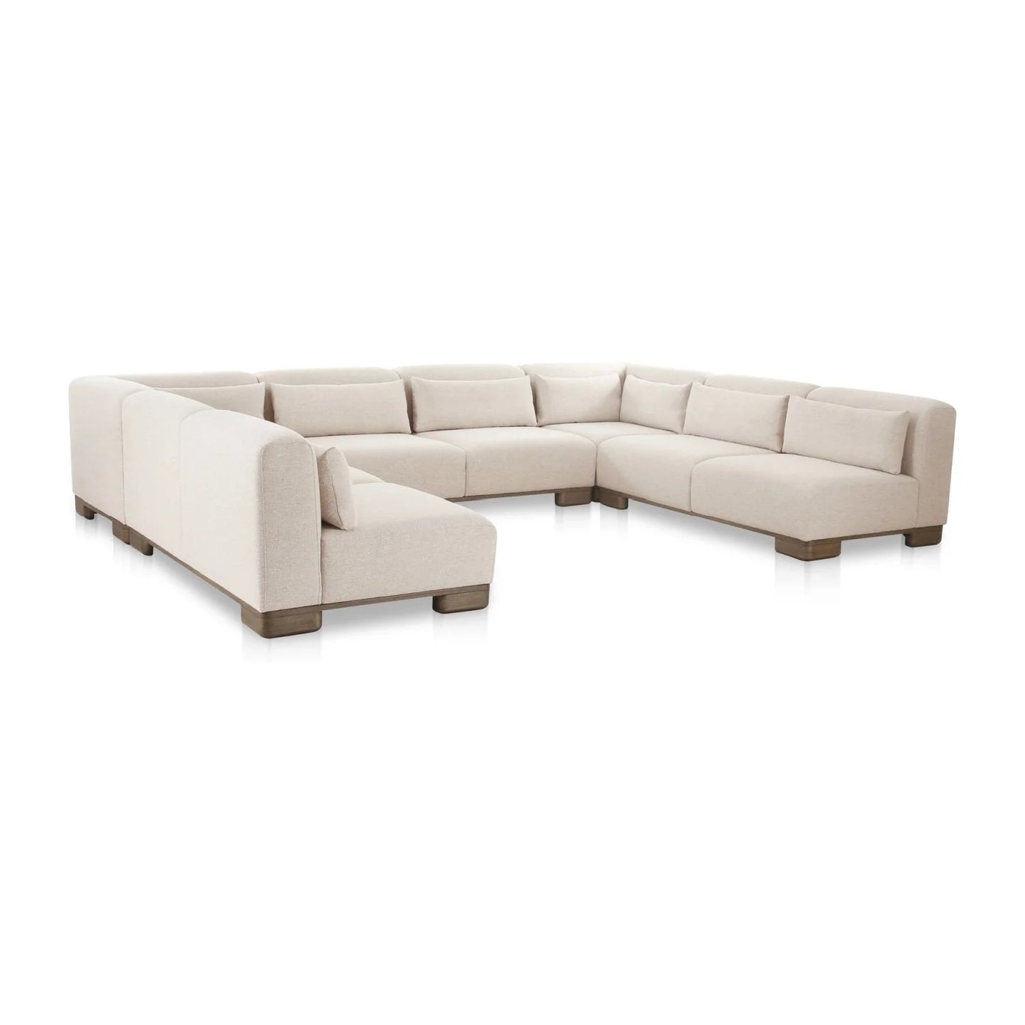 Luxury June Fabric Modular Sofa Modern Italian Style for Villa