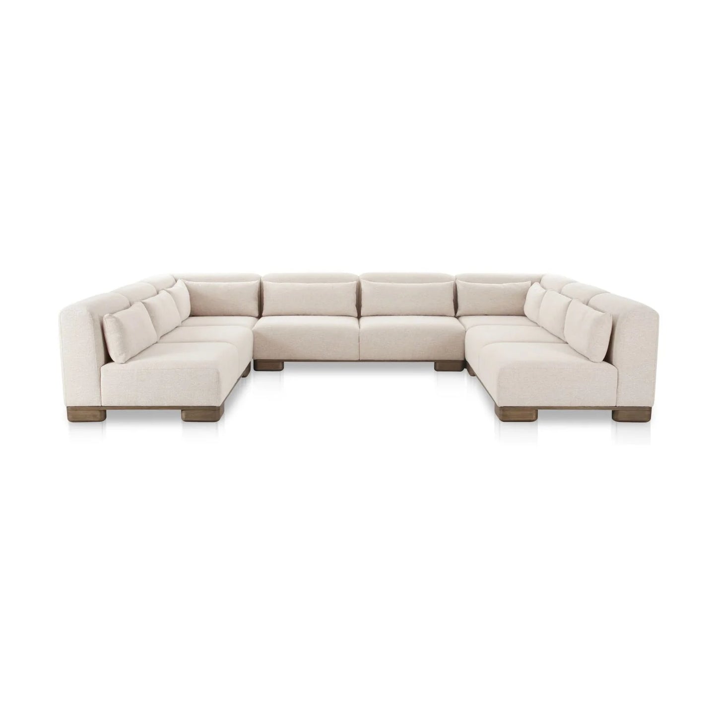 Luxury June Fabric Modular Sofa Modern Italian Style for Villa