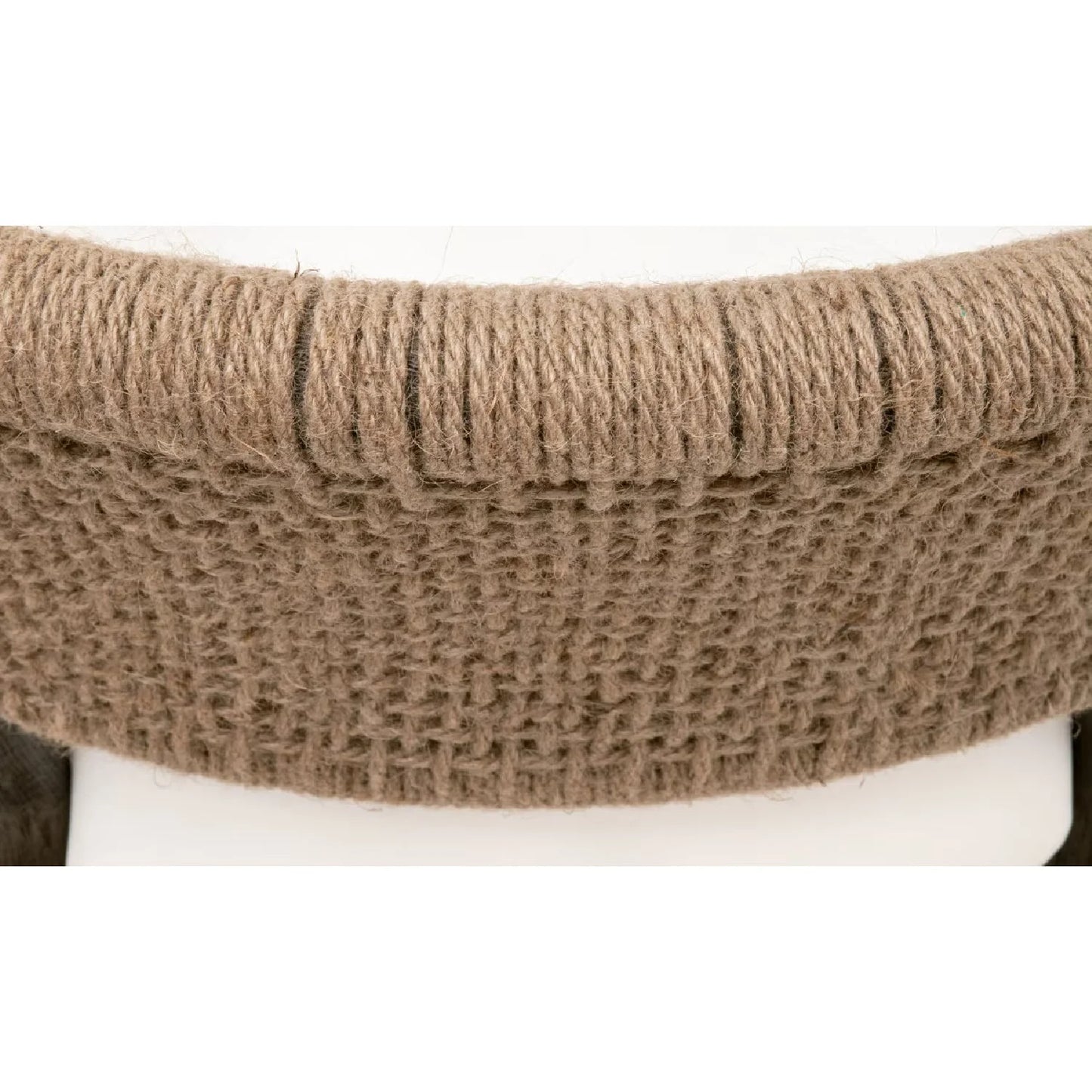 Luxury Jute Twine Accent Chair Modern Italian Style for Villa