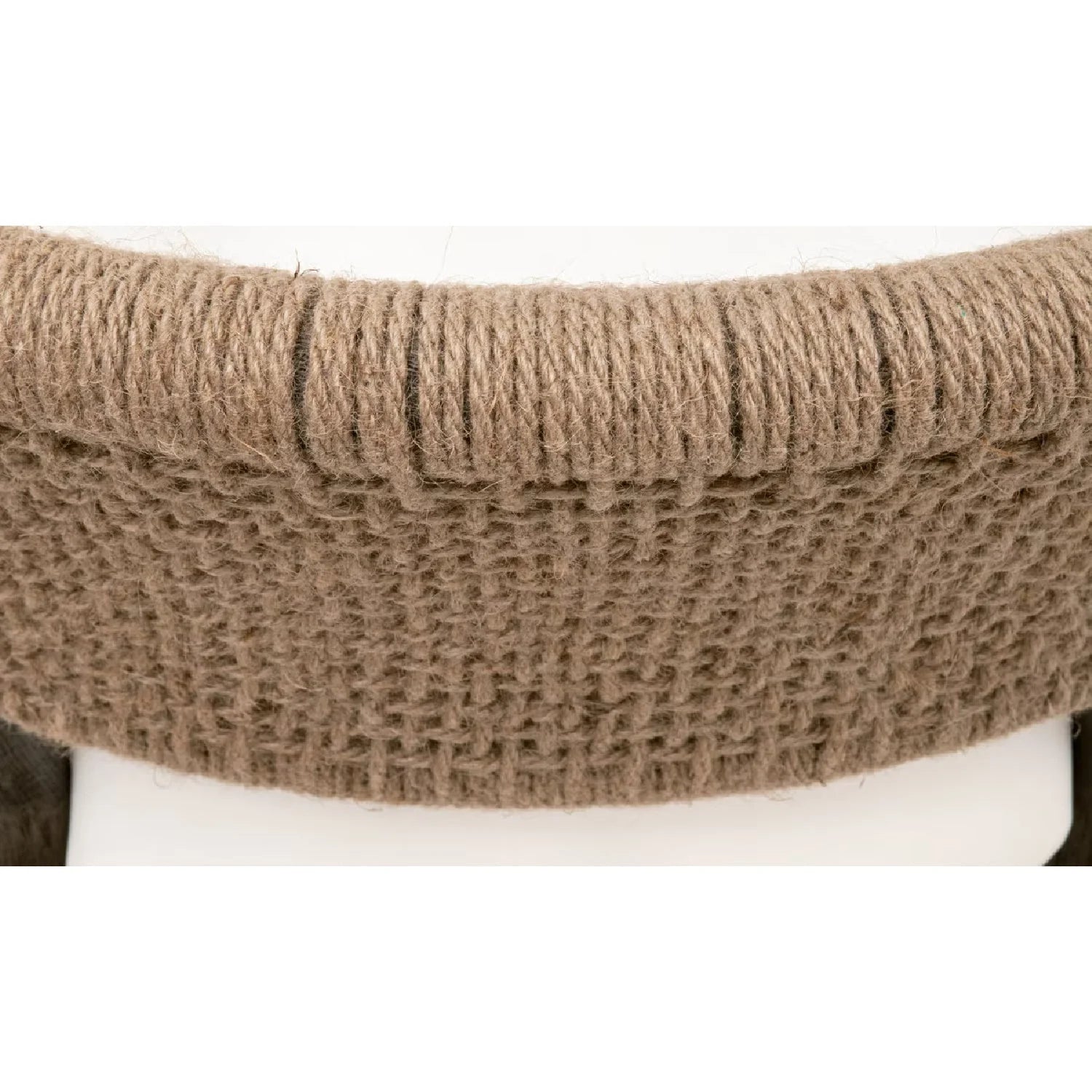 Luxury Jute Twine Accent Chair Modern Italian Style for Villa