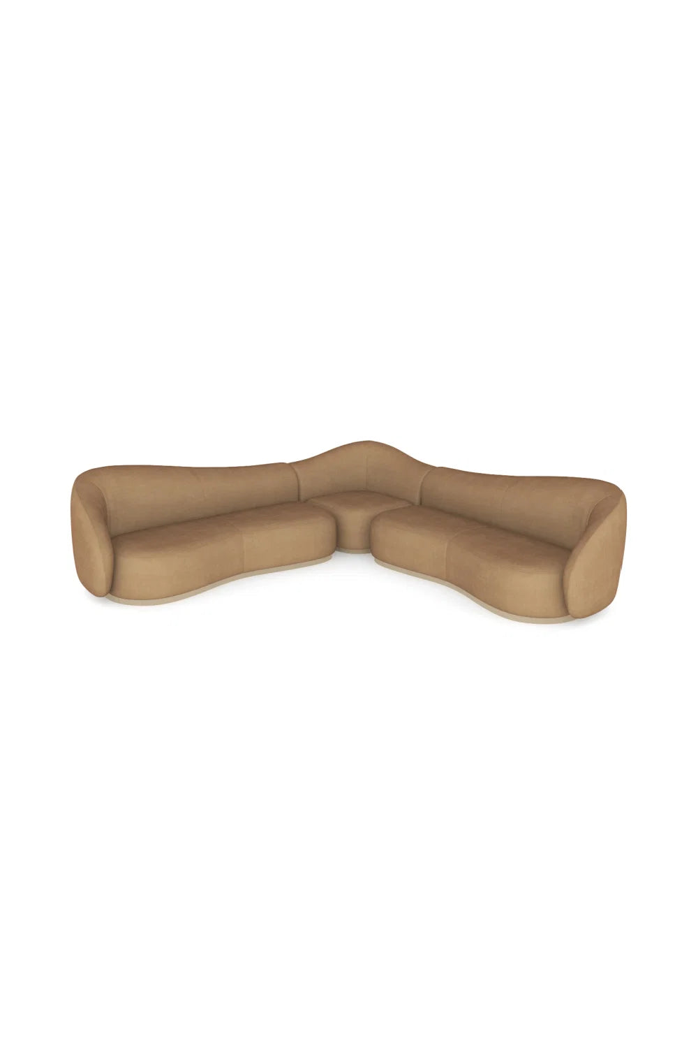 Luxury Kalahari Velvet Sectional Sofa Modern Italian Style for Villa
