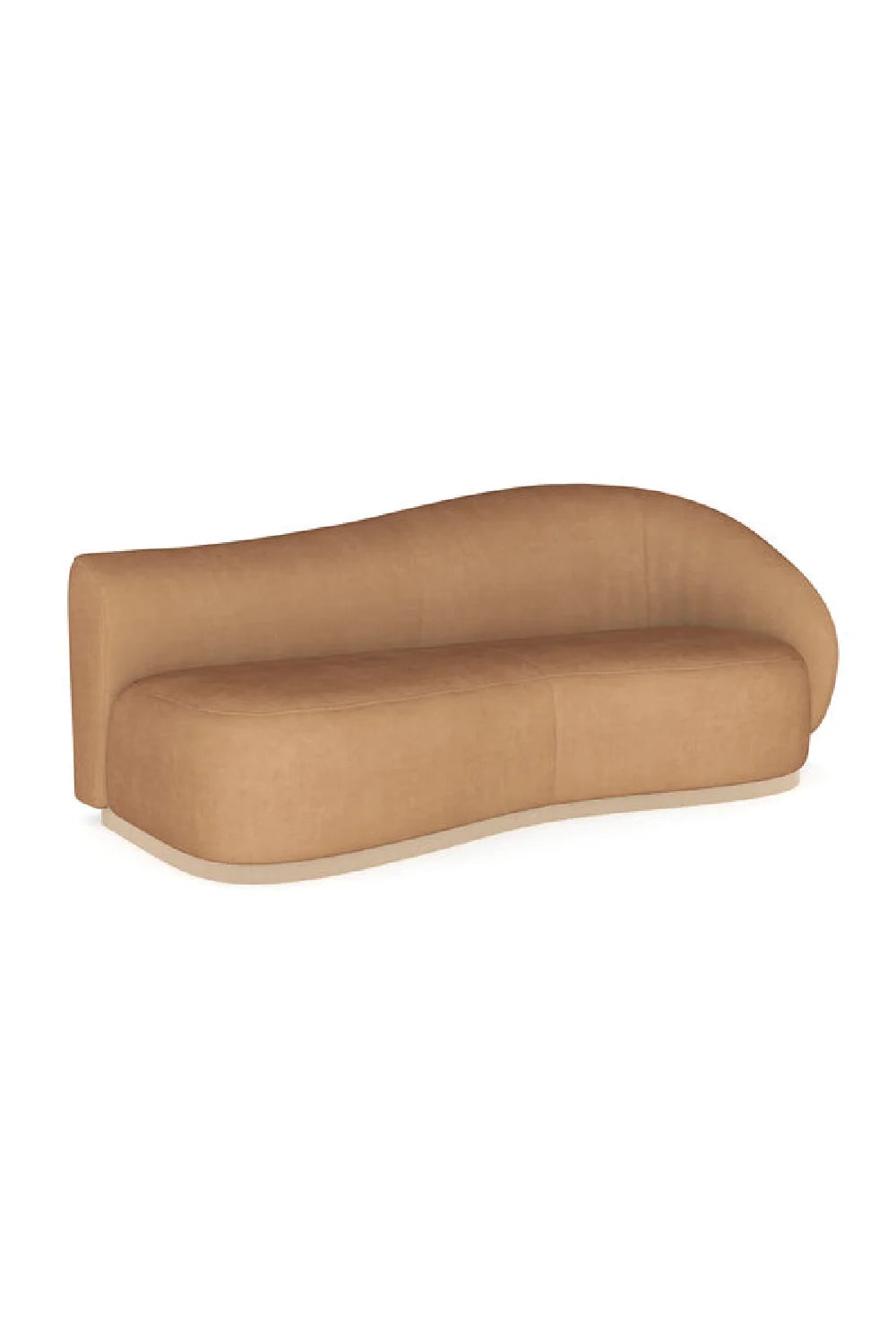 Luxury Kalahari Velvet Serpentine Sofa Modern Italian Style for Villa