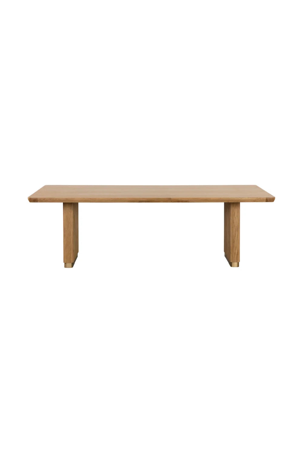 Luxury Kalla Oak Dining Table Modern Italian Style for Villa
