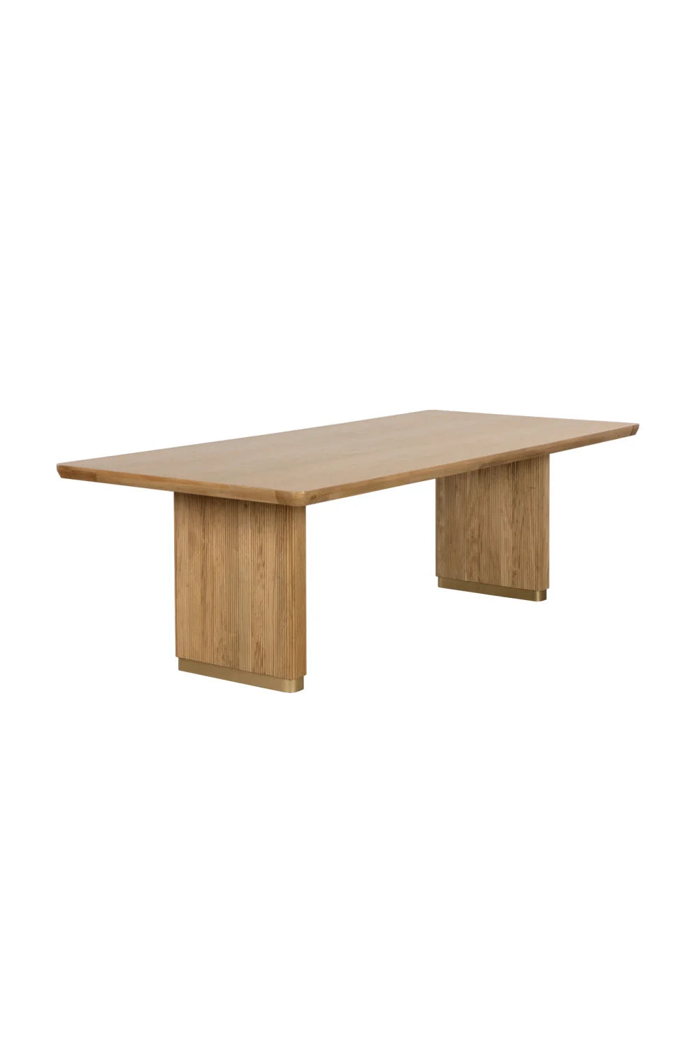 Luxury Kalla Oak Dining Table Modern Italian Style for Villa