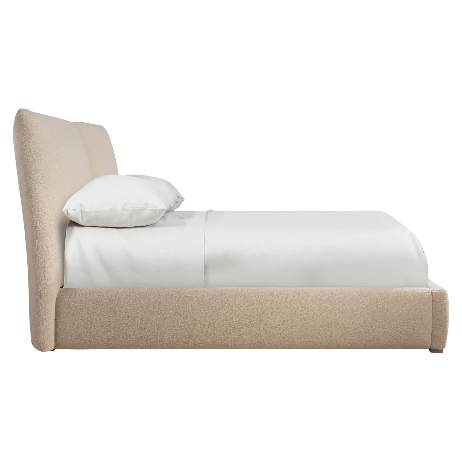 Luxury Kalo Fabric Panel Bed Modern Italian Style for Villa