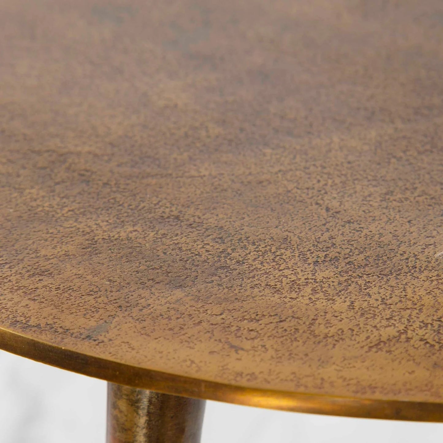 Luxury Kasai Antique Gold Nesting Coffee Tables Modern Italian Style for Villa