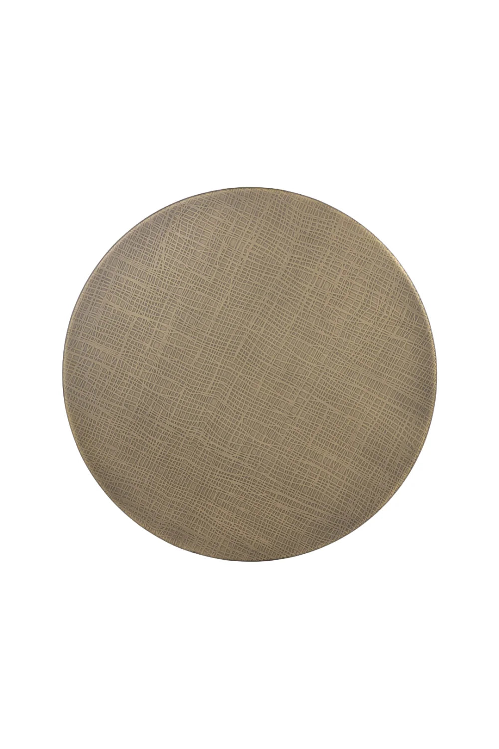 Luxury Kata Round Antique Brass Bistro Table Modern Italian Style for Villa