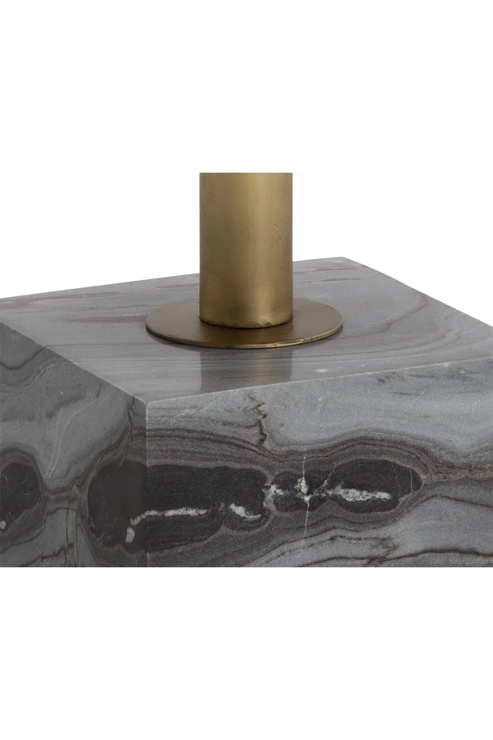 Luxury Kata Round Antique Brass Bistro Table Modern Italian Style for Villa