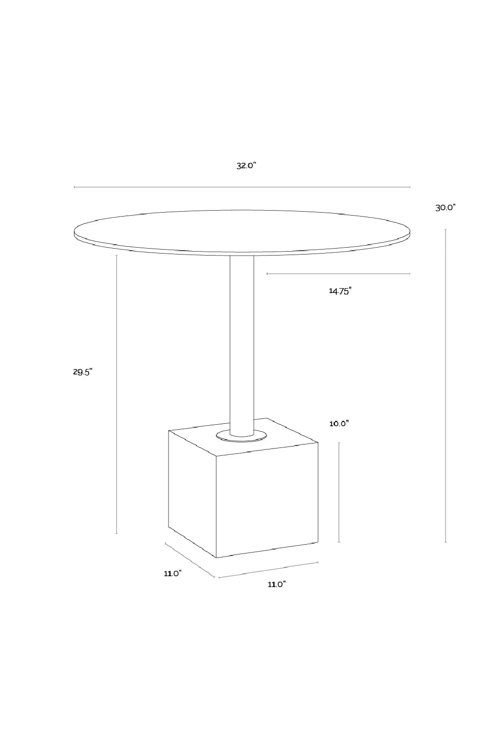 Luxury Kata Round Antique Brass Bistro Table Modern Italian Style for Villa