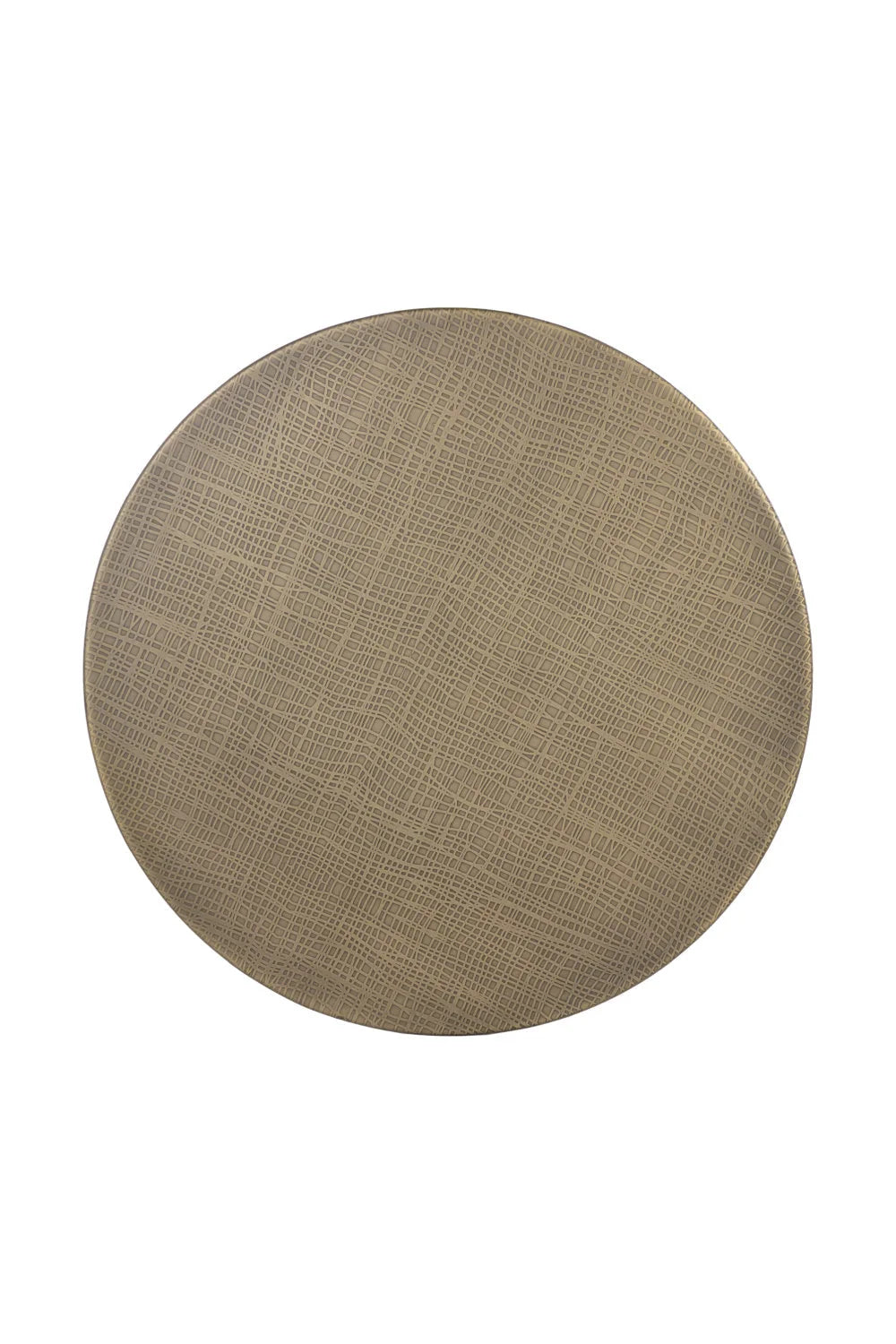 Luxury Kata Round Antique Brass Bistro Table Modern Italian Style for Villa