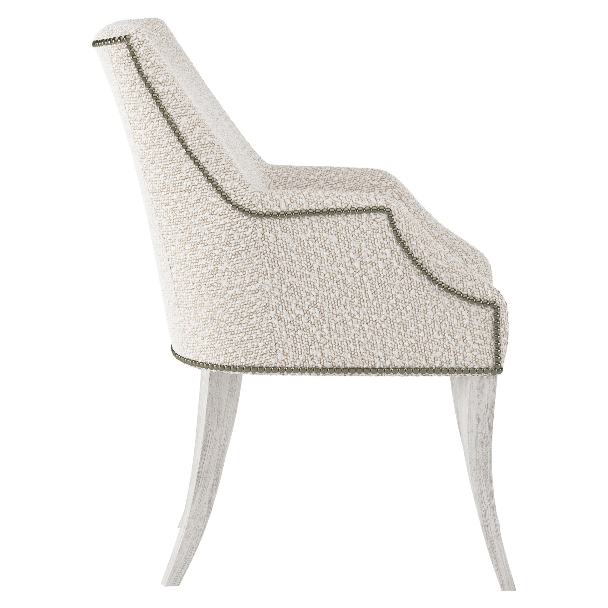 Luxury Keeley Fabric Armchair Modern Italian Style for Villa