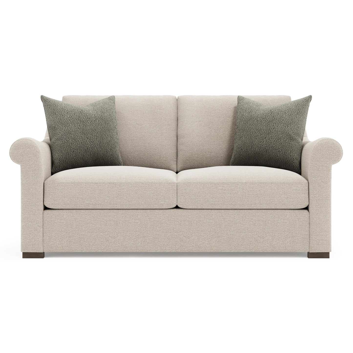 Luxury Keirnan Fabric Loveseat Modern Italian Style for Villa
