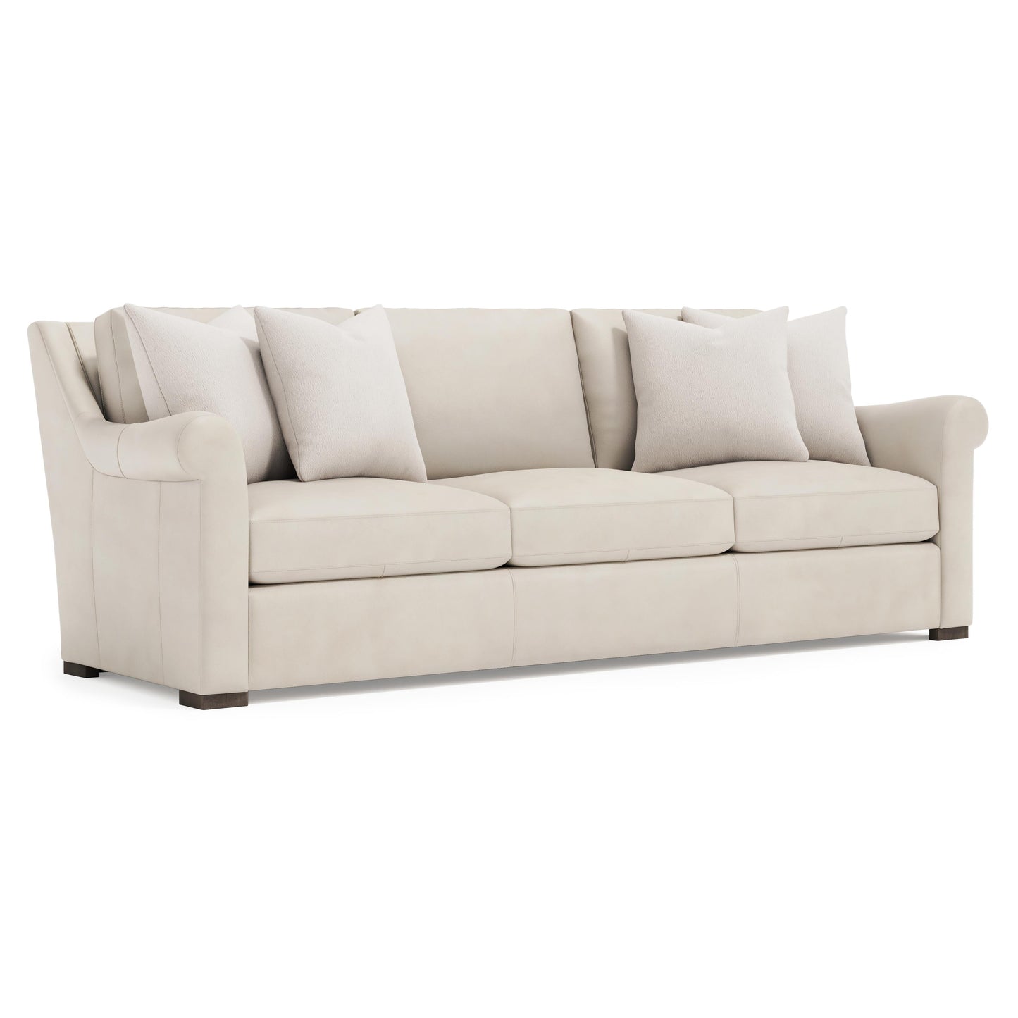 Luxury Keirnan Leather Sofa Modern Italian Style for Villa