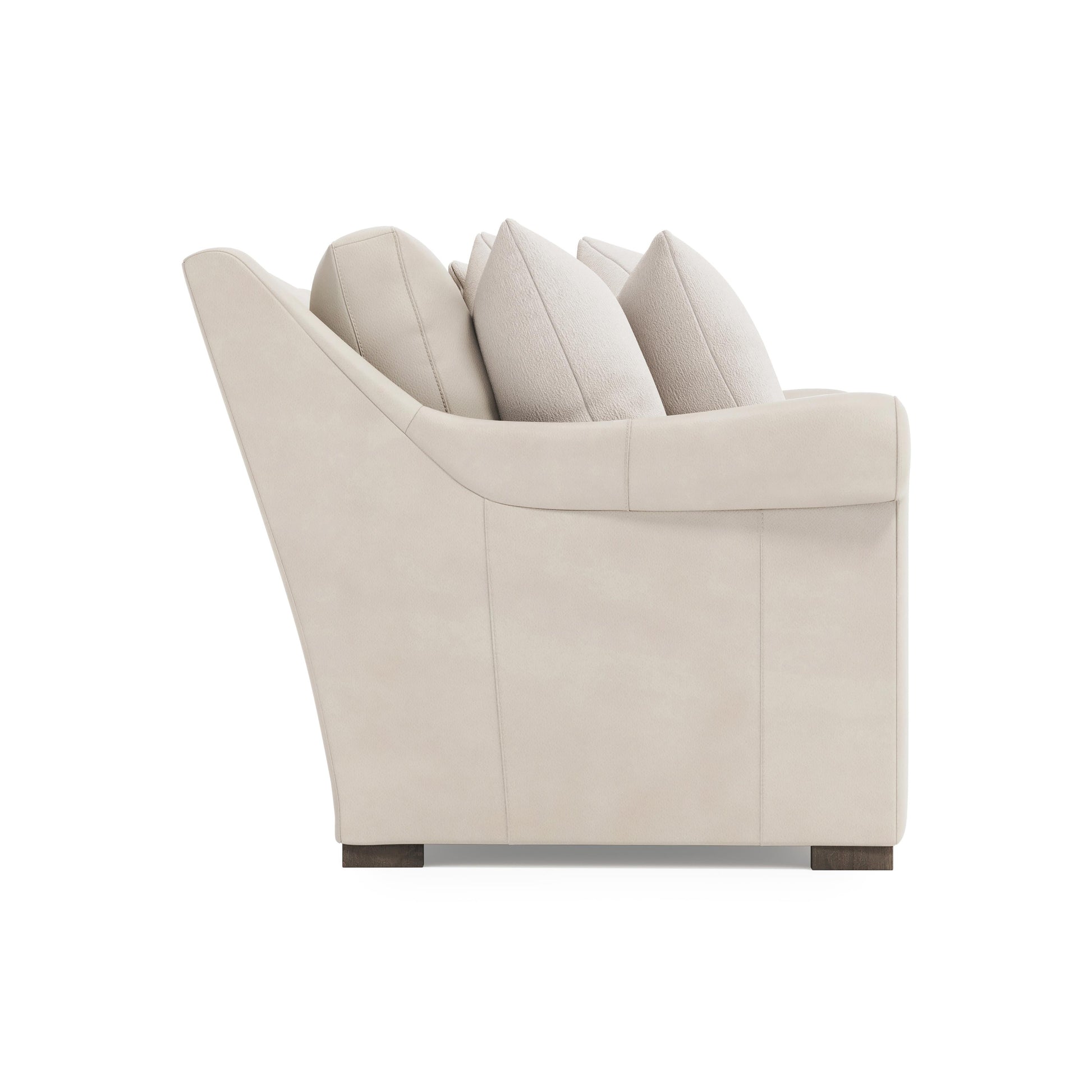 Luxury Keirnan Leather Sofa Modern Italian Style for Villa