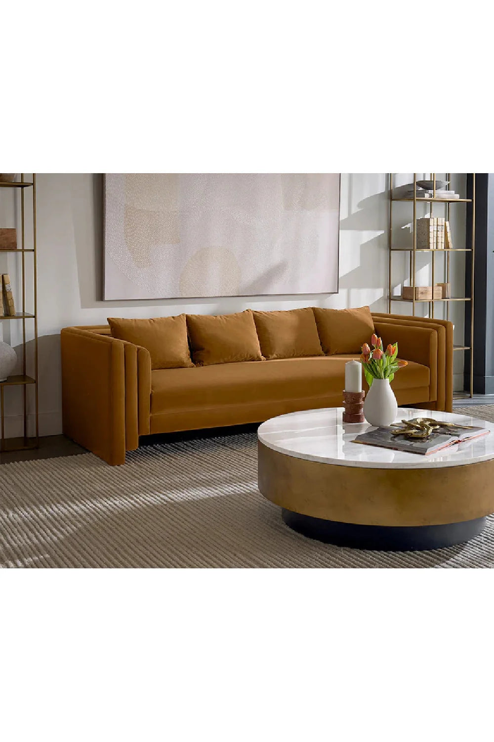 Luxury Kira Fabric Sofa Modern Italian Style for Villa