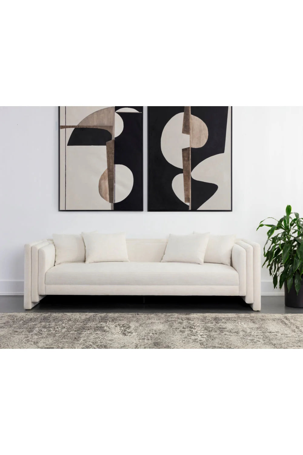 Luxury Kira Fabric Sofa Modern Italian Style for Villa
