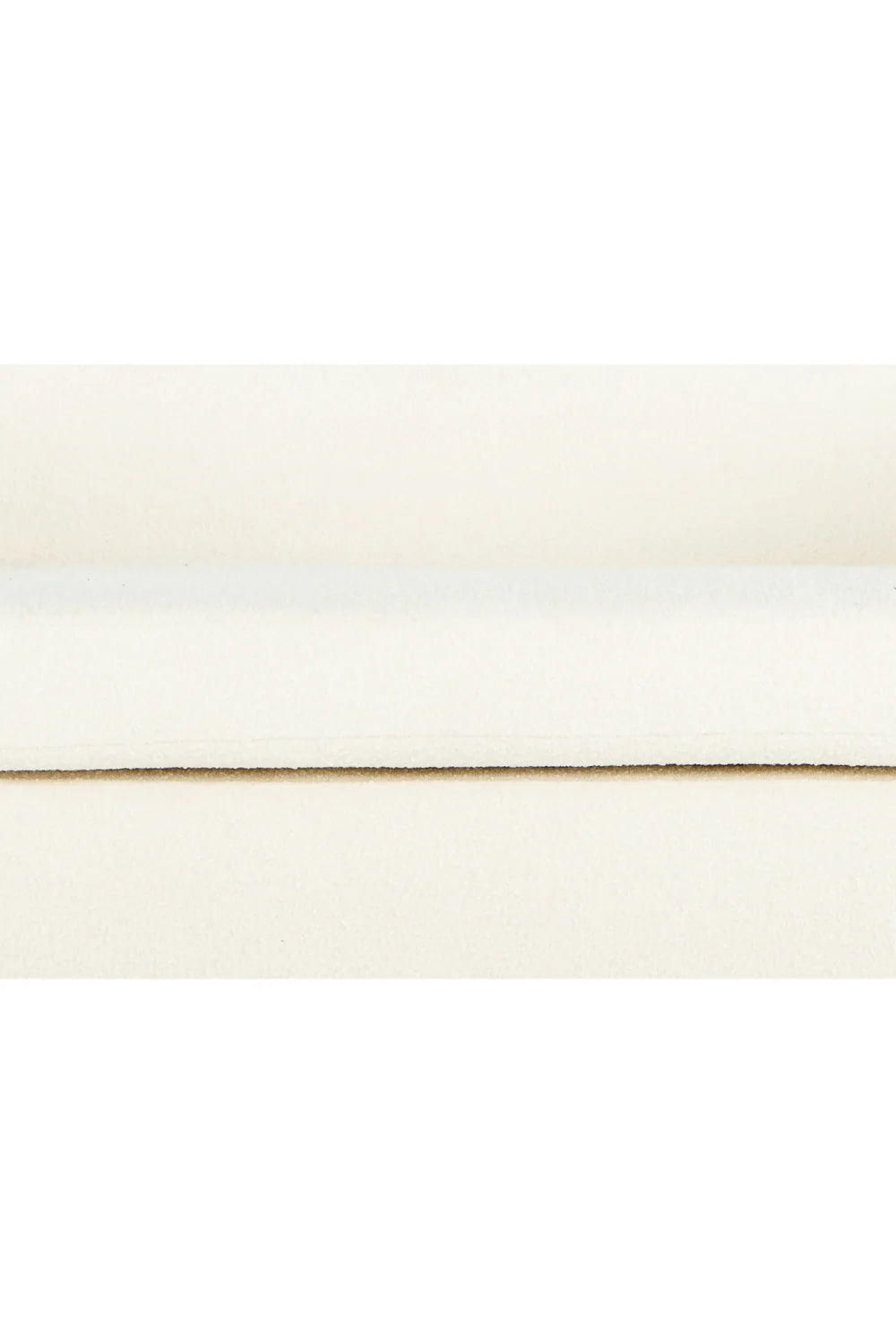 Luxury Koba White Fabric Curved Sofa Modern Italian Style for Villa