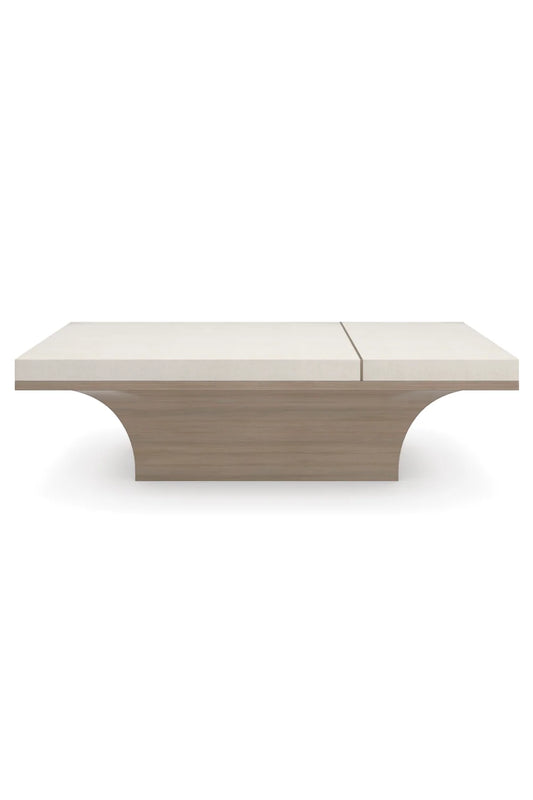 Luxury Koto Wood Cocktail Table Modern Italian Style for Villa
