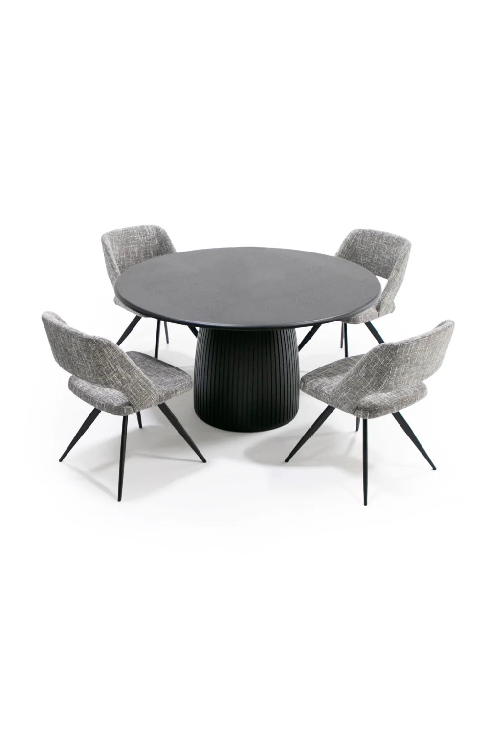 Luxury Lander Oak Round Dining Table Modern Italian Style for Villa
