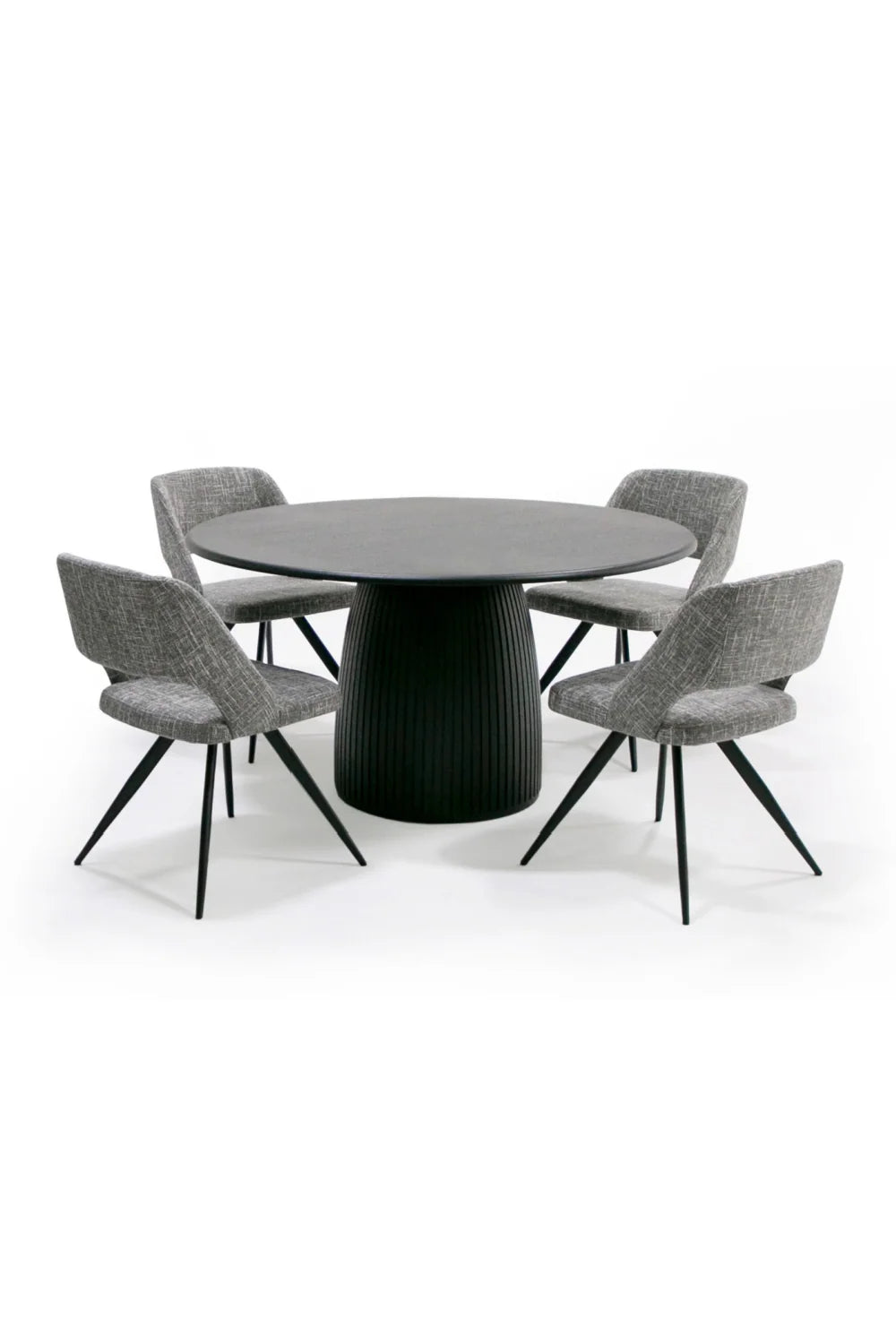 Luxury Lander Oak Round Dining Table Modern Italian Style for Villa