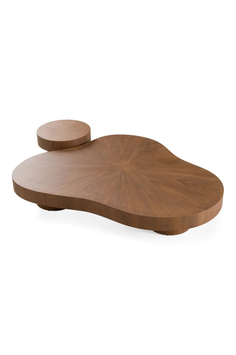 Luxury Larch Wood Nesting Tables Modern Italian Style for Villa