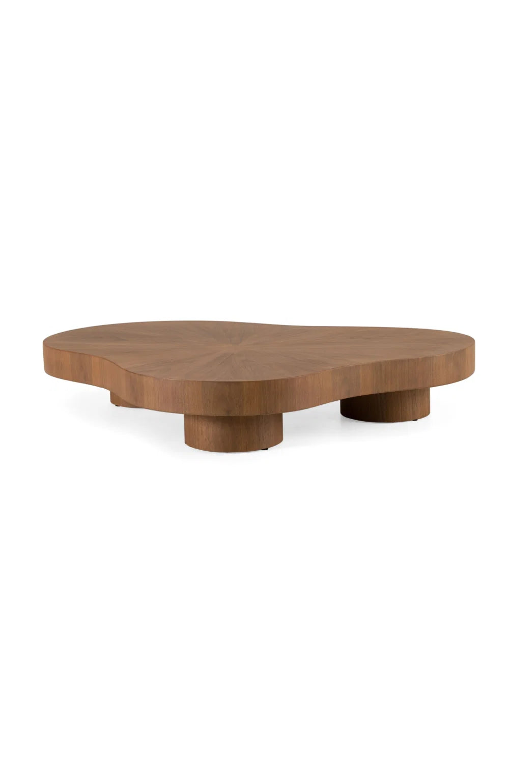 Luxury Larch Wood Nesting Tables Modern Italian Style for Villa