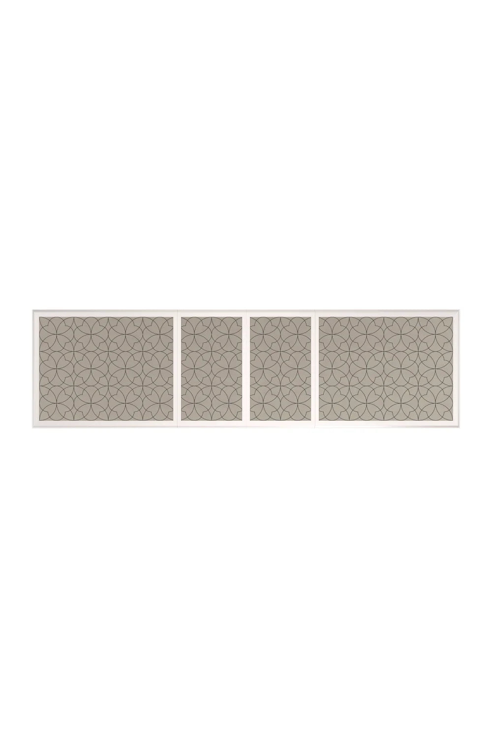 Luxury Lattice Gather Extendable Dining Table Modern Italian Style for Villa