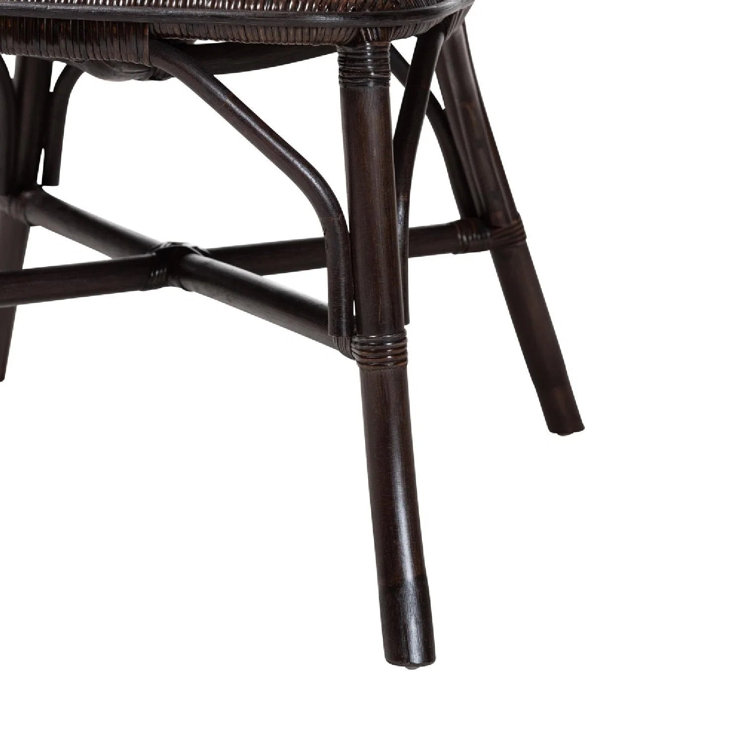 Luxury Latticed Rattan Dining Chairs European Style for Villa