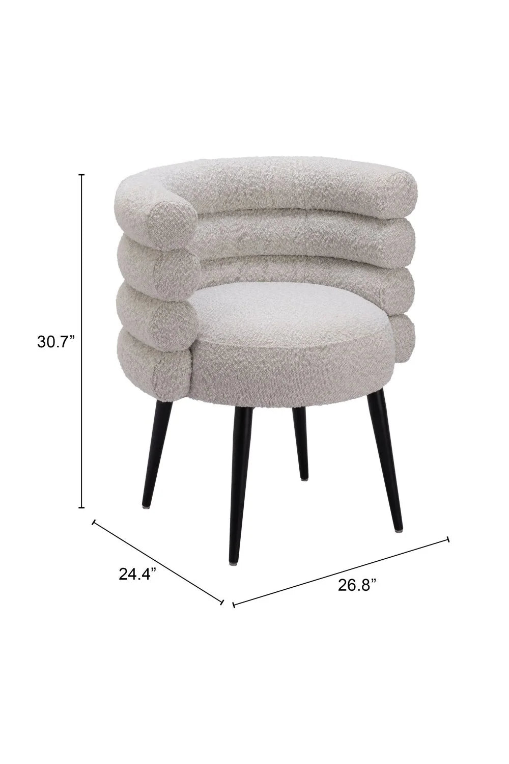 Luxury Layered Modern Dining Chair European Style for Villa