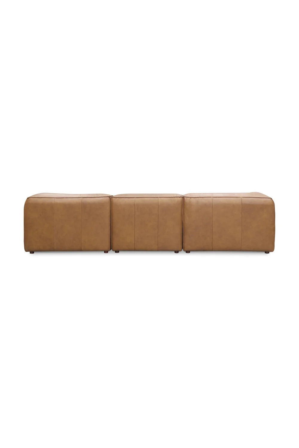 Luxury Leather L-Shaped Sectional Sofa Modern Italian Style for Villa
