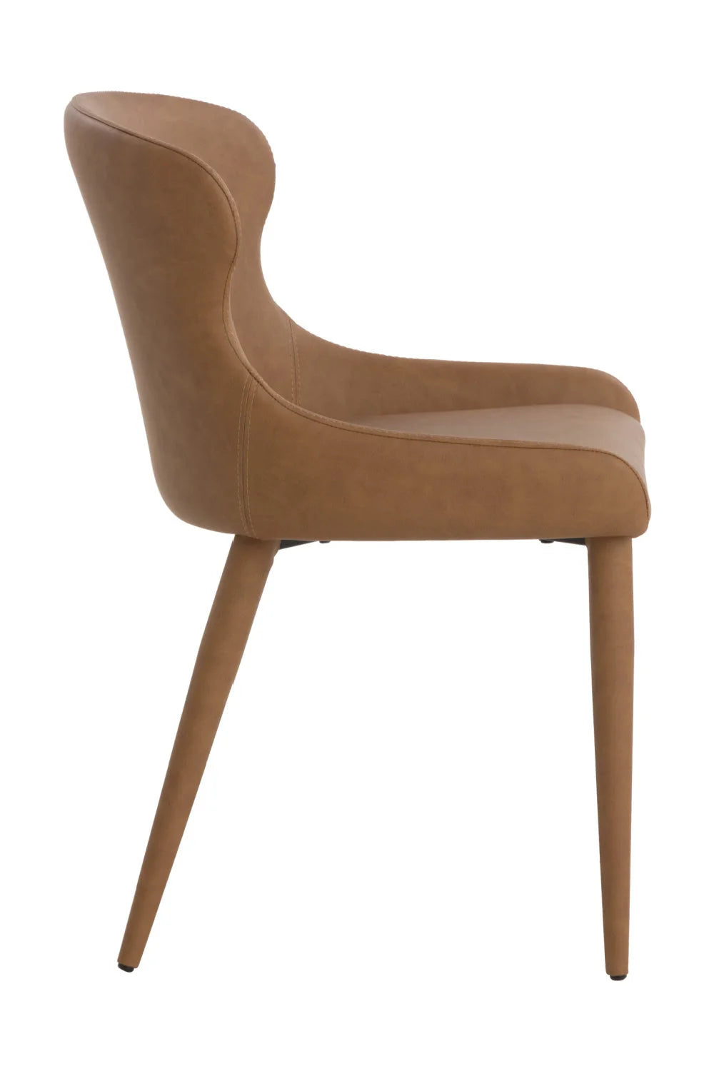 Luxury Leather Look Modern Dining Chair European Style for Villa