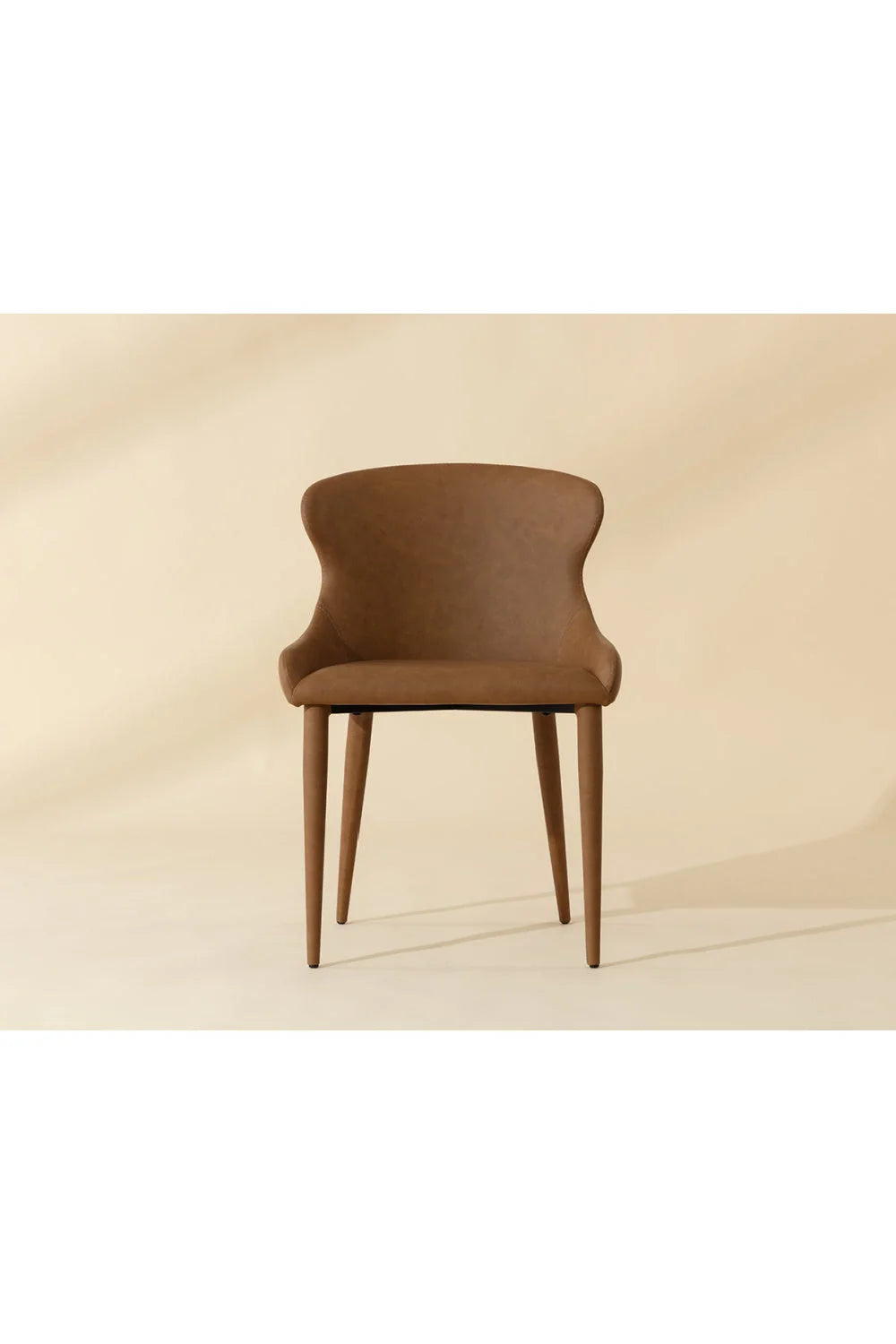 Luxury Leather Look Modern Dining Chair European Style for Villa