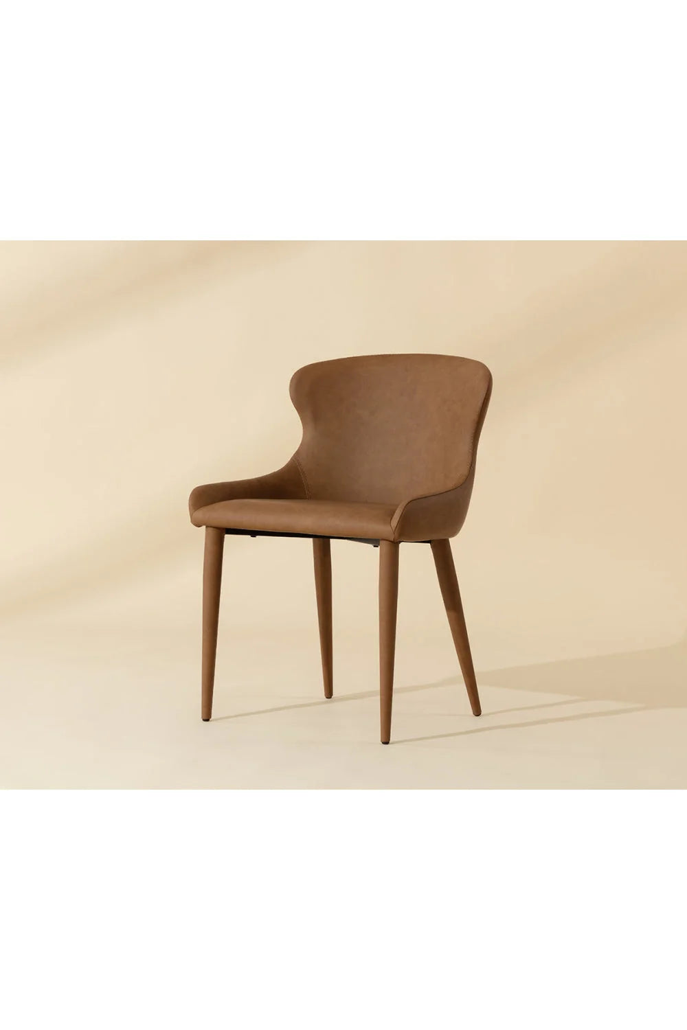 Luxury Leather Look Modern Dining Chair European Style for Villa