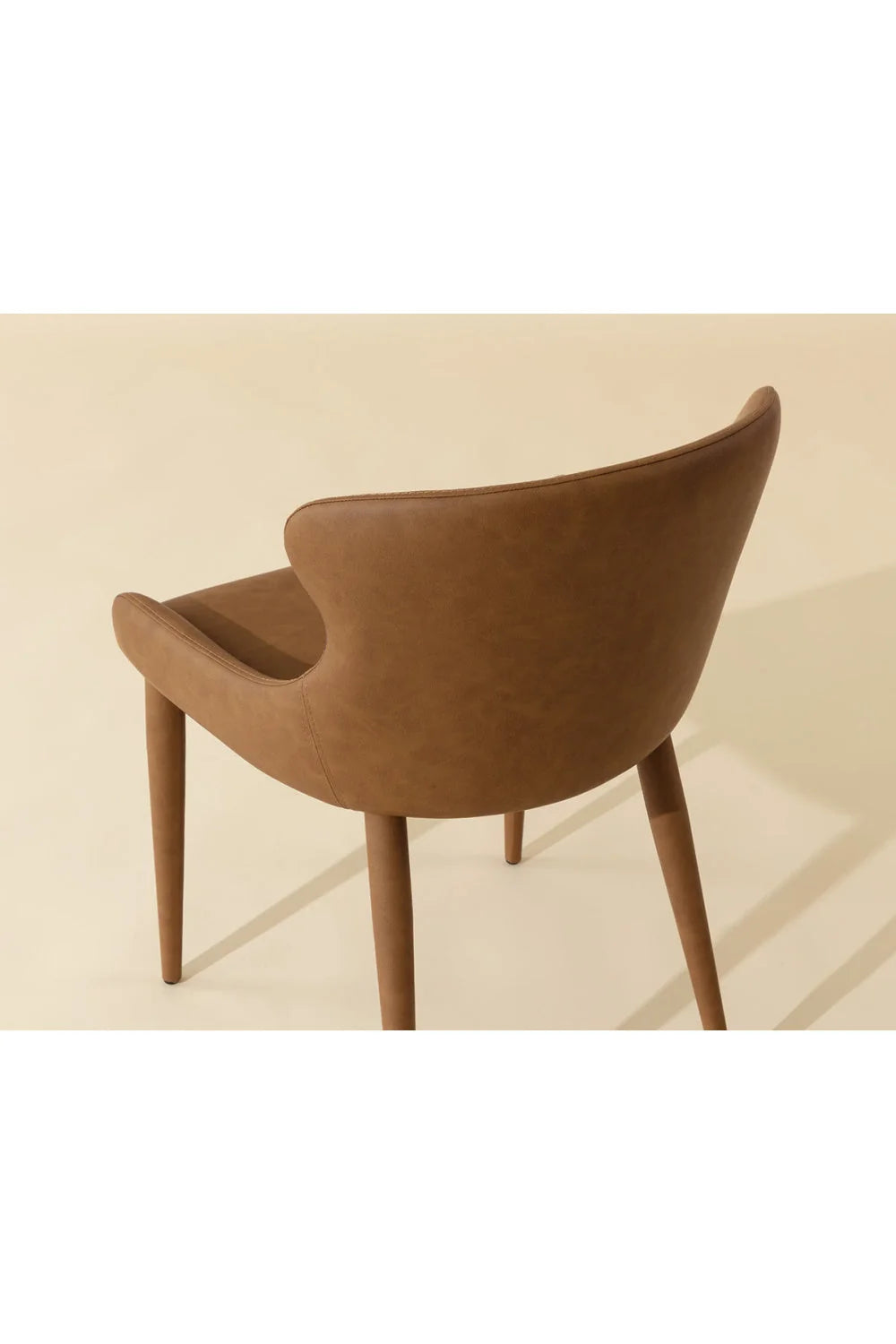 Luxury Leather Look Modern Dining Chair European Style for Villa
