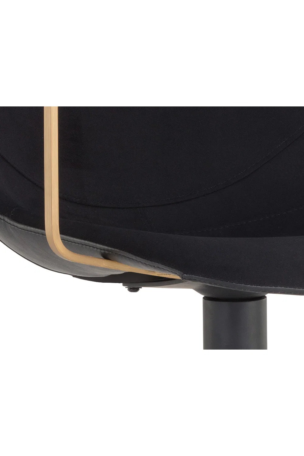 Luxury Leather Look Modern Swivel Dining Chair European Style for Villa