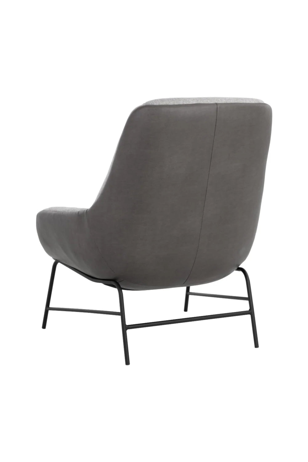 Luxury Leather Lounge Accent Chair European Style for Villa