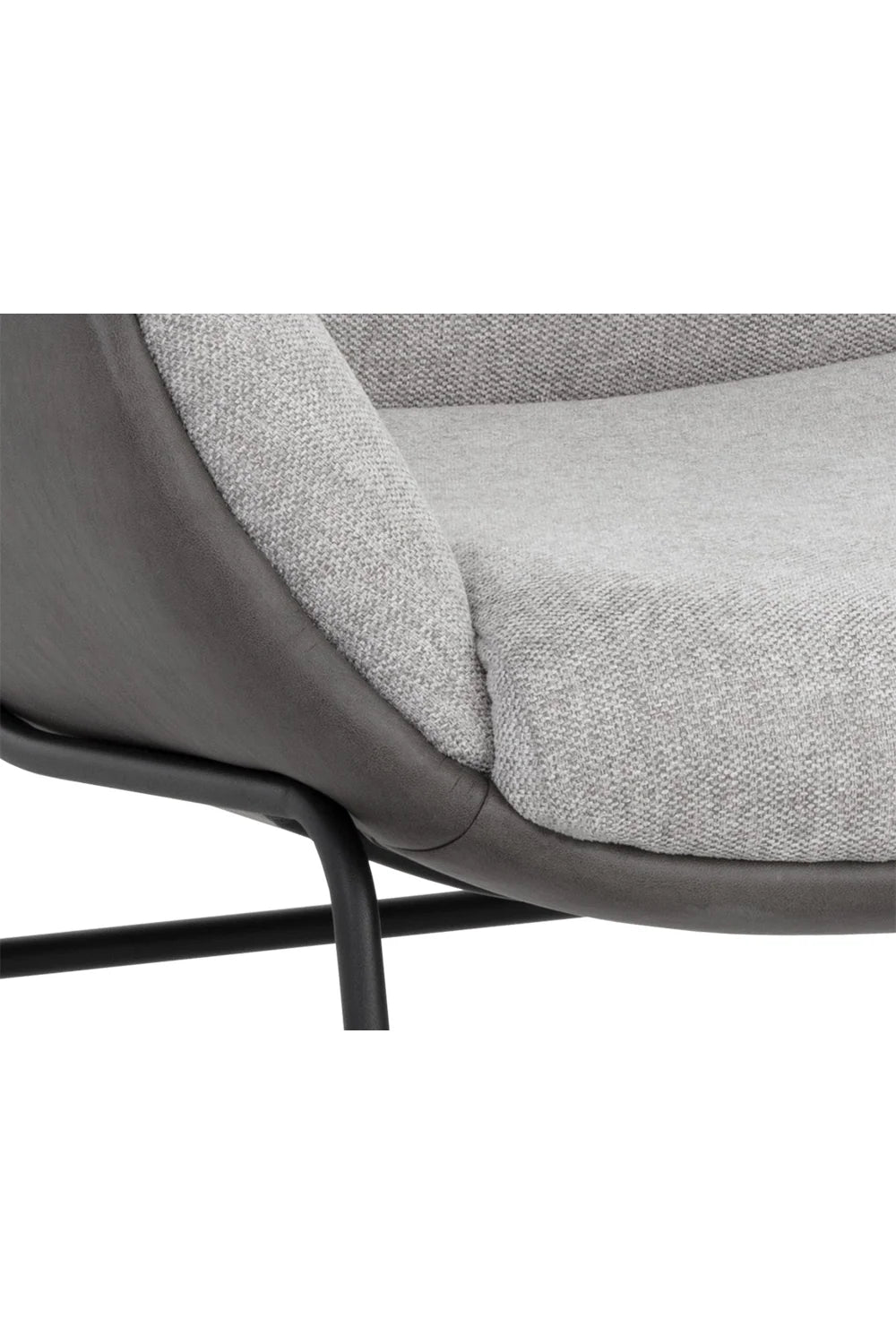 Luxury Leather Lounge Accent Chair European Style for Villa