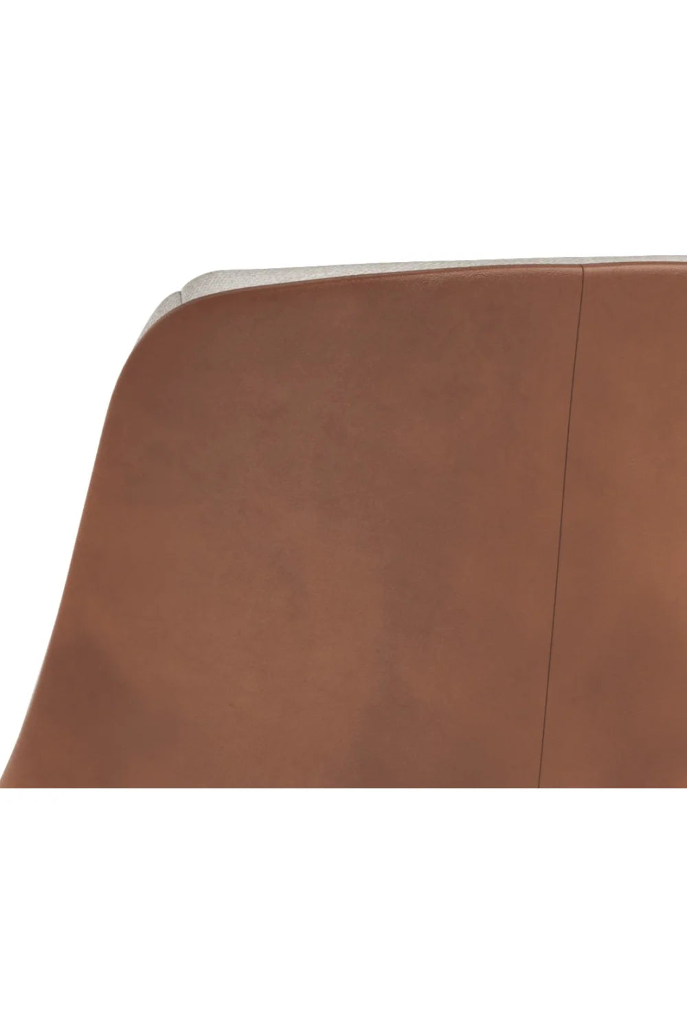 Luxury Leather Lounge Accent Chair European Style for Villa
