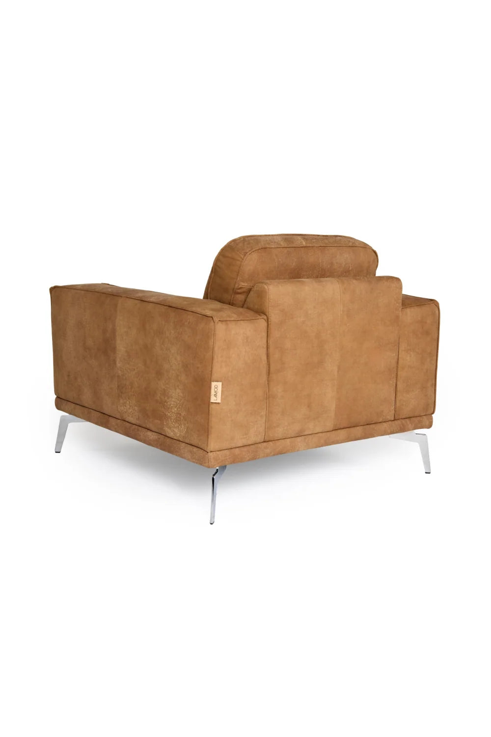 Luxury Leather Lounge Armchair Modern Italian Style for Villa