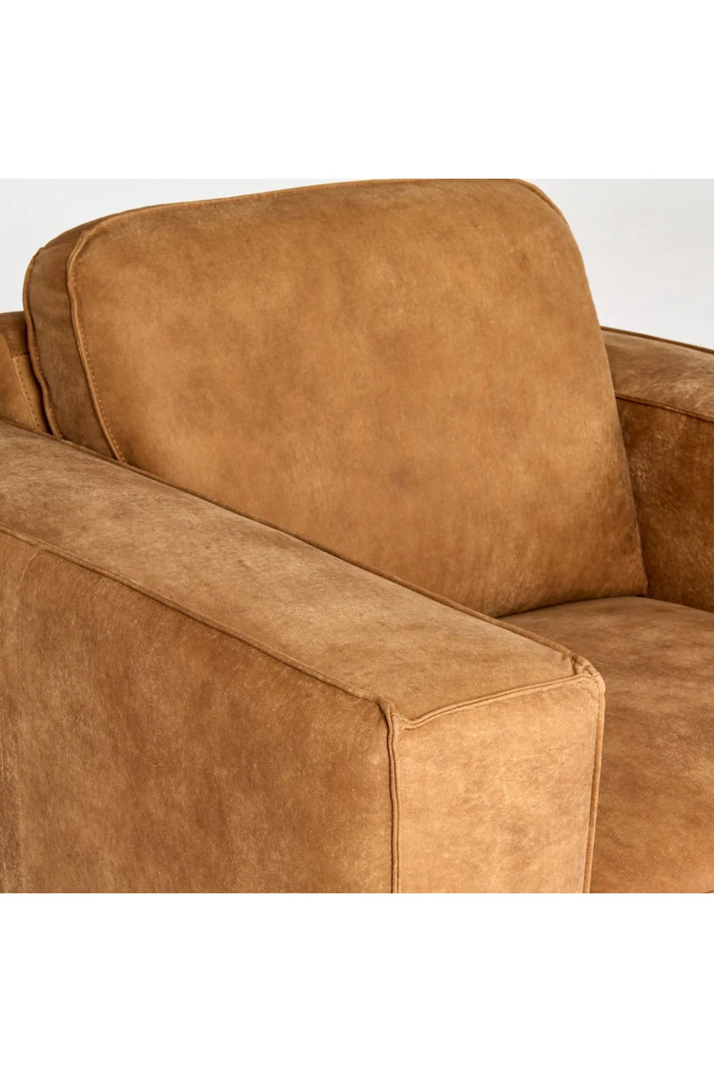 Luxury Leather Lounge Armchair Modern Italian Style for Villa