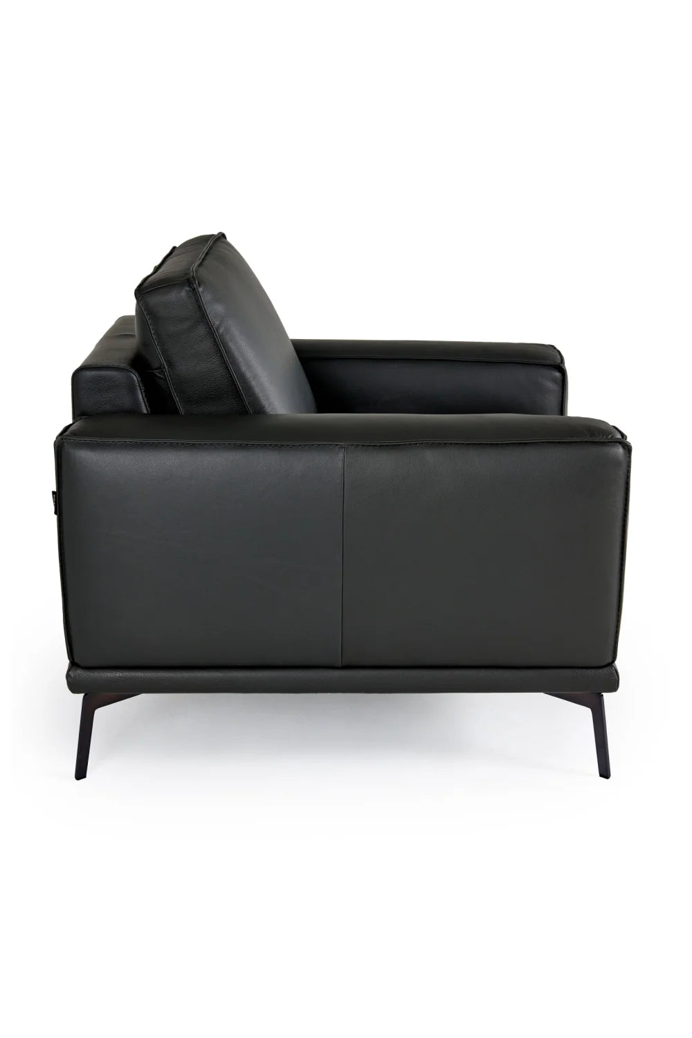 Luxury Leather Lounge Armchair Modern Italian Style for Villa