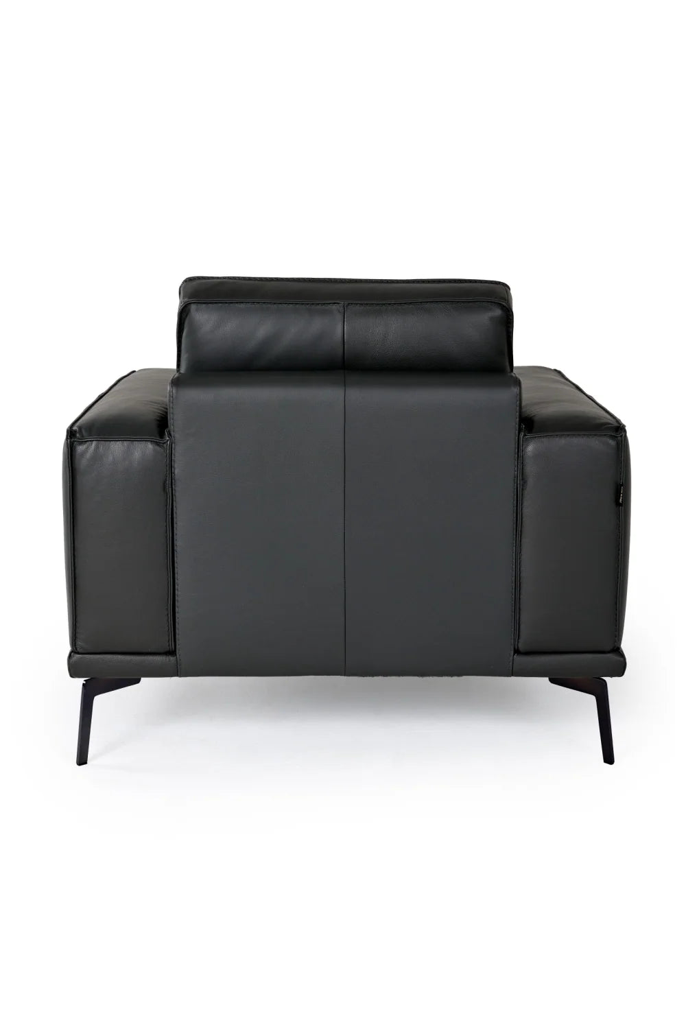 Luxury Leather Lounge Armchair Modern Italian Style for Villa