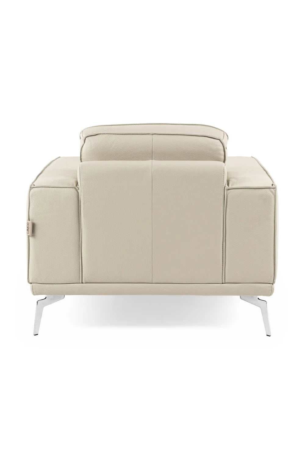 Luxury Leather Lounge Armchair Modern Italian Style for Villa