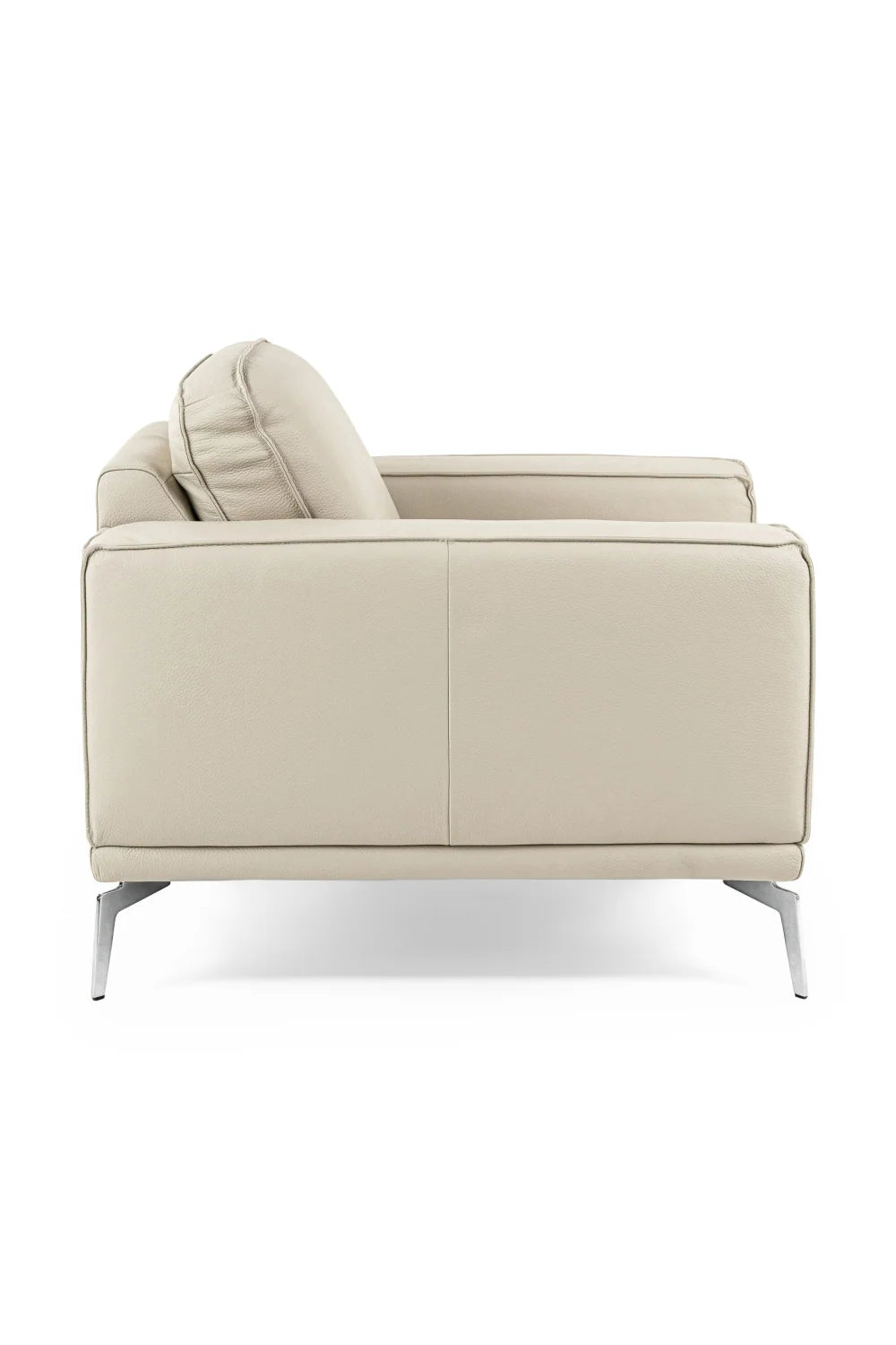 Luxury Leather Lounge Armchair Modern Italian Style for Villa