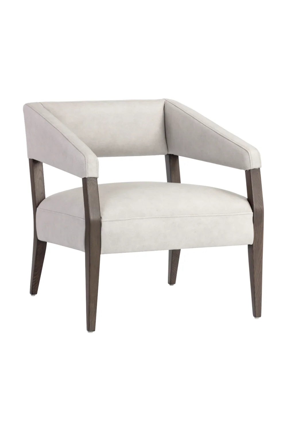 Luxury Leather Lounge Chair Modern European Style for Villa
