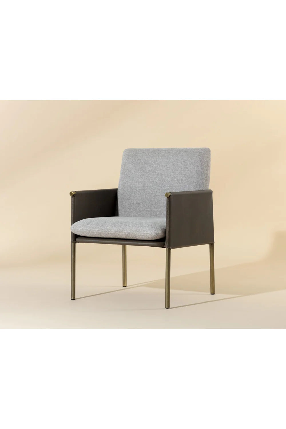 Luxury Leather Lounge Chair Modern European Style for Villa