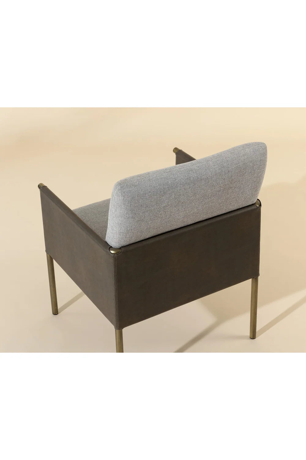 Luxury Leather Lounge Chair Modern European Style for Villa