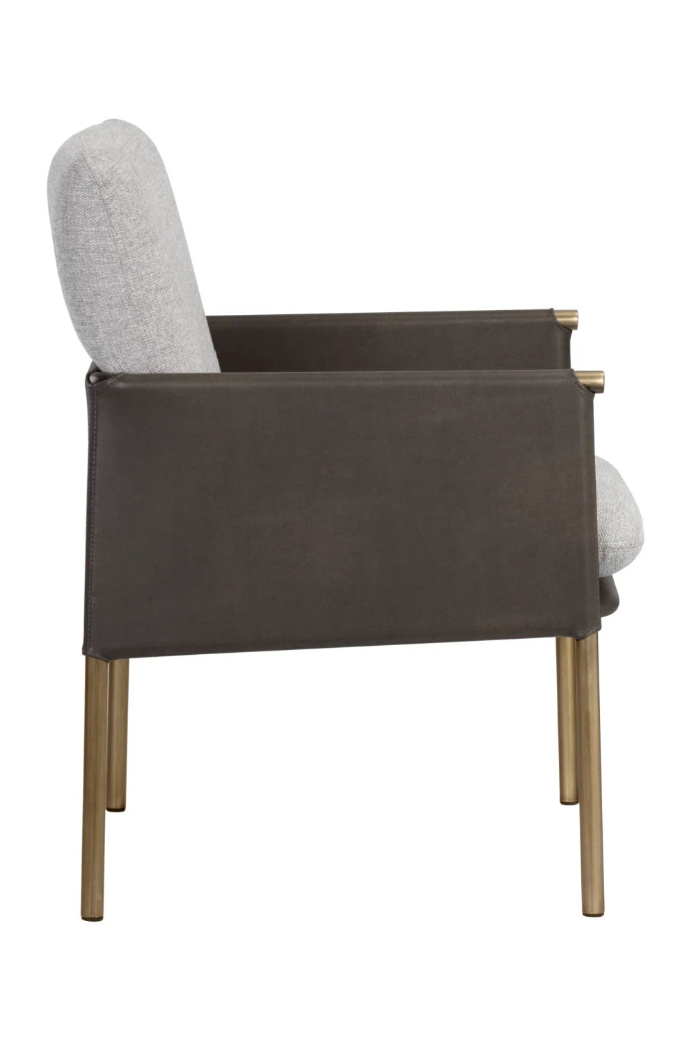 Luxury Leather Lounge Chair Modern European Style for Villa